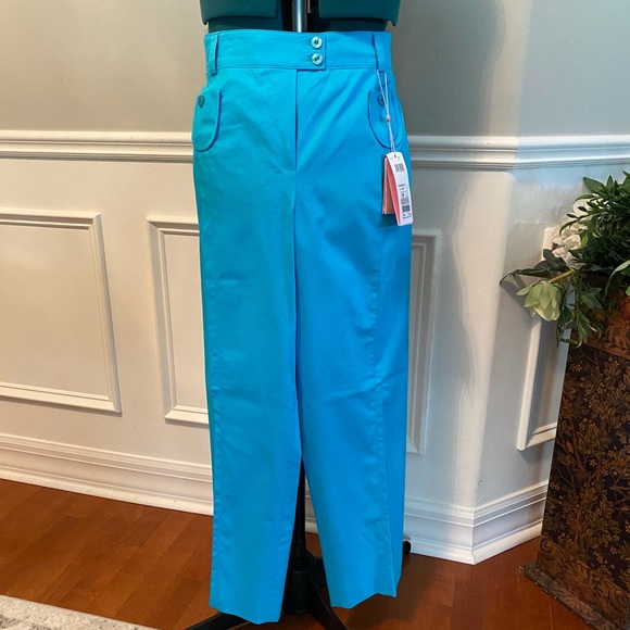 Basler Pants - Basler gorgeous blue cotton/elastine pants